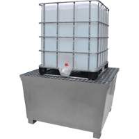 Ultra-IBC Spill Pallet en acier, Capacit&eacute; de d&eacute;versement 370 gal. US, 57,6" x 34,7" x 56,9" Distribution Jean Lapalme