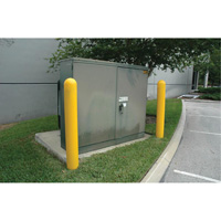Ultra-Post Protector, 4" dia. x 52" l, Jaune Distribution Jean Lapalme