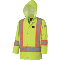 5894 Flame Resistant Waterproof Jacket, 2X-Large, High Visibility Lime-Yellow Distribution Jean Lapalme