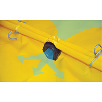 Ultra-Spill Deck flexible, &agrave; vessie, 4 barils, Capacit&eacute; de d&eacute;versement 110 gal. US, 51" x 48" x 5" Distribution Jean Lapalme