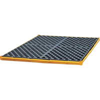Ultra-Spill Deck flexible, 4 barils, Capacit&eacute; de d&eacute;versement 22 gal. US, 48" x 48" x 2,5" Distribution Jean Lapalme