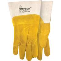 Gants de soudure robustes, Cuir fleur de ch&egrave;vre/Cuir de vache refendu, Taille Moyen Distribution Jean Lapalme