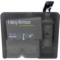 Wall Mounted Eyewear Cleaning Station, Metal, 11.8" L x 10.4" H Distribution Jean Lapalme