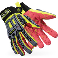 Rig Lizard&reg; 2028X Cut-Resistant Gloves, 6/X-Small, Synthetic/HPPE Palm, Elastic/Hook & Loop Cuff Distribution Jean Lapalme