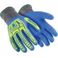 Rig Lizard&reg; Fluid 7102 Cut-Resistant Gloves, Size 5/2X-Small, 13 Gauge, Nitrile Coated, Fibreglass/HPPE Shell, ASTM ANSI Level A4 Distribution Jean Lapalme