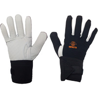 Left-Hand Anti-Impact Glove, 7/Small, Grain Leather Palm, Elastic Cuff Distribution Jean Lapalme