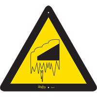 Enseigne de s&eacute;curit&eacute; conforme &agrave; la CSA -Falling Snow/Ice, 12" x 12", Aluminium, Pictogramme Distribution Jean Lapalme