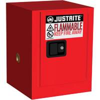 Sure-Grip&reg; EX Countertop Flammable Cabinet, 4 gal., 1 Door, 17" W x 22" H x 17" D Distribution Jean Lapalme