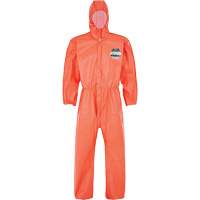 Combinaison MicroMax NS avec capuchon, poignets, taille et chevilles &eacute;lastiques, Petit, Orange, Microporeux Distribution Jean Lapalme
