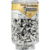 Zebras Disposable Earplugs Refill for EcoStation&reg;  Earplug Dispenser, Bulk - Canister Distribution Jean Lapalme