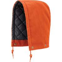 539 Hood for Quilted Safety Parka, Bomber or Coverall, Orange, Cotton Distribution Jean Lapalme