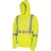 6965 Chandail &agrave; capuchon de s&eacute;curit&eacute; en il-de-perdrix, Petit, Jaune lime haute visibilit&eacute; Distribution Jean Lapalme