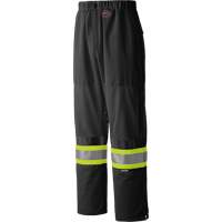 6003BKP Traffic Safety Pants, Polyester, Small, Black Distribution Jean Lapalme