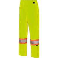 5629W Women's Waterproof Bib Pants, Polyester/Polyurethane, X-Small, High Visibility Lime-Yellow Distribution Jean Lapalme