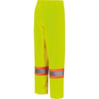 5629W Women's Waterproof Bib Pants, Polyester/Polyurethane, X-Small, High Visibility Lime-Yellow Distribution Jean Lapalme