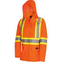 5626W The Rock Women's 300D  Quilted Safety Parka, Polyester/Polyurethane, High Visibility Orange, X-Small Distribution Jean Lapalme