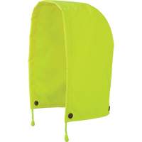 5401H Capuchon pour manteau de s&eacute;curit&eacute; imperm&eacute;able haute visibilit&eacute; ind&eacute;chirable en 300D trilob&eacute;, Jaune lime haute visibilit&eacute;, Polyester Distribution Jean Lapalme