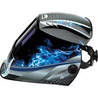 Leadhead&reg; Auto Darkening Welding Helmet, 3.8" L x 3.4" W View Area, 9 - 13 Shade Range Distribution Jean Lapalme