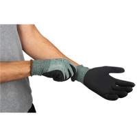 Eco-Friendly Crinkle Grip Coated Gloves, 9, Foam Latex Coating, 15 Gauge, Nylon/RPET Shell Distribution Jean Lapalme