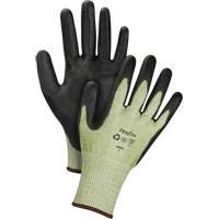 Eco-Friendly Seamless Cut-Resistant Gloves, Size 8, 13 Gauge, Polyurethane Coated, HPPE/RPET Shell, ASTM ANSI Level A4 Distribution Jean Lapalme