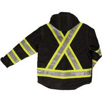 Ripstop 4-in-1 Safety Jacket, Polyester, Black, X-Small Distribution Jean Lapalme