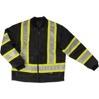 Ripstop 4-in-1 Safety Jacket, Polyester, Black, X-Small Distribution Jean Lapalme