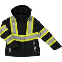 Womens Insulated Flex Safety Jacket, Polyester, Black, X-Small Distribution Jean Lapalme