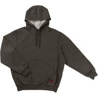 Water Repellent Fleece Pullover Hoodie, Men's, Small, Grey Distribution Jean Lapalme