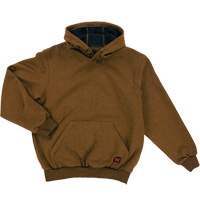 Water Repellent Fleece Pullover Hoodie, Men's, Small, Brown Distribution Jean Lapalme
