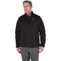 M12 Heated Toughshell Jacket with Battery, Men's, Small, Black Distribution Jean Lapalme