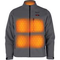 M12 Heated Toughshell Jacket (Jacket Only), Men's, Medium, Grey Distribution Jean Lapalme