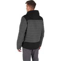 M12 Heated Quietshell Jacket with Battery, Men's, Small, Grey Distribution Jean Lapalme