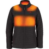 M12 Heated Axis Jacket with Battery, Women's, Large, Black Distribution Jean Lapalme