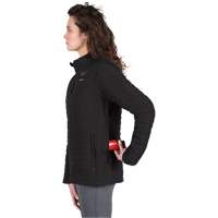 M12 Heated Axis Jacket with Battery, Women's, Large, Black Distribution Jean Lapalme