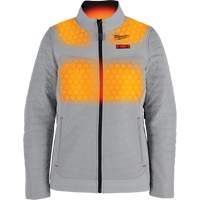 M12 Heated Axis Jacket with Battery, Women's, Small, Grey Distribution Jean Lapalme