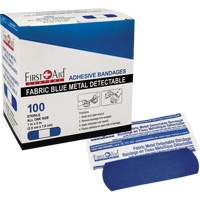 Bandages, Rectangular/Square, 3", Fabric Metal Detectable, Sterile Distribution Jean Lapalme