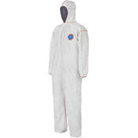 Combinaisons SFR avec cagoule, Moyen, Blanc, Tyvek 400 Distribution Jean Lapalme