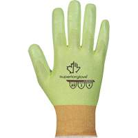 Gants r&eacute;sistant aux coupures haute visibilit&eacute; S18TAXFN, Taille 6, Calibre 18, Rev&ecirc;tement Mousse de nitrile, Enveloppe en TenActiv, ASTM ANSI niveau A9 Distribution Jean Lapalme