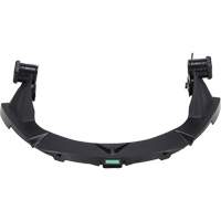 Support PBT V-Gard pour casques MSA &agrave; fente et bordure compl&egrave;te sans contr&ocirc;le des d&eacute;bris Distribution Jean Lapalme