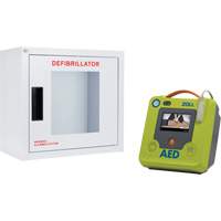 Ensemble armoire murale et d&eacute;fibrillateur AED 3, Semi-automatique, Anglais, Classe 4 Distribution Jean Lapalme