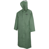 851 Hurricane Long Coat with Detachable Hood, Small, Green Distribution Jean Lapalme