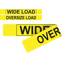 Banni&egrave;re wide load/oversized load &agrave; deux c&ocirc;t&eacute;s, Vinyle, 96" la x 12" h Distribution Jean Lapalme