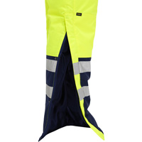 Salopette pour le froid extr&ecirc;me Bisley, Polyester, Petit, Jaune lime haute visibilit&eacute; Distribution Jean Lapalme