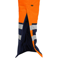 Salopette pour le froid extr&ecirc;me Bisley, Polyester, Petit, Orange haute visibilit&eacute; Distribution Jean Lapalme