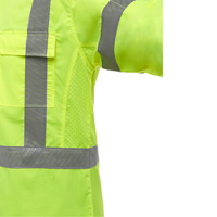 Bisley&reg; X-Back Long Sleeve Work Shirt with X-Airflow, Poly-Cotton, Small, High Visibility Lime-Yellow Distribution Jean Lapalme
