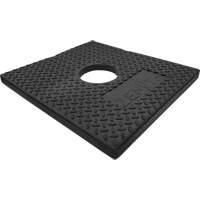 Rubber Delineator Post Base, 10 lbs. Distribution Jean Lapalme
