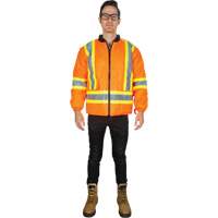 Waterproof 7-in-1 Winter Parka, High Visibility Orange, Medium Distribution Jean Lapalme