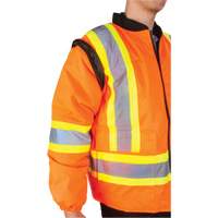 Waterproof 7-in-1 Winter Parka, High Visibility Orange, Medium Distribution Jean Lapalme