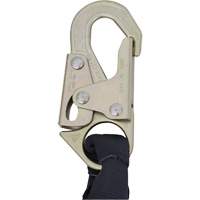 SA-5200-2.5 Shock Absorbing Lanyard, 2.5', Snap Hook Center, Snap Hook Leg Ends, Polyester Distribution Jean Lapalme