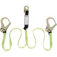 SA-54022-4 Shock Absorbing Lanyard, 4', Form Hook Center, Snap Hook Leg Ends, Polyester Distribution Jean Lapalme